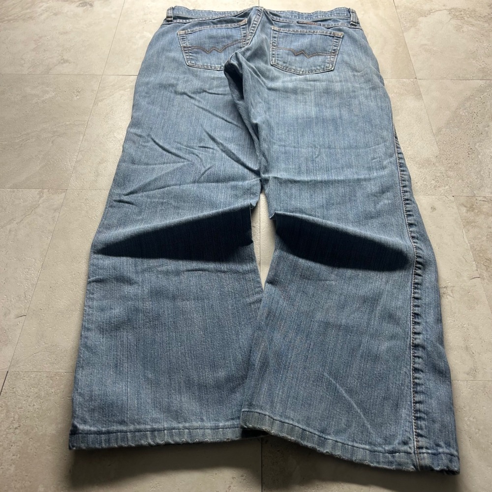 Wrangler Shiloh Bootcut Jeans Blue Womens 7/8 x 32 Mid Rise Denim Western Y2K